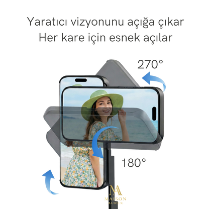 MAISON AUREX™                 3’ü 1 Arada Premium Vlogging Kılıfı — Her An Mükemmel Açı