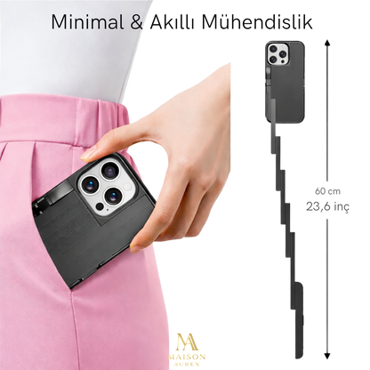 MAISON AUREX™                 3’ü 1 Arada Premium Vlogging Kılıfı — Her An Mükemmel Açı
